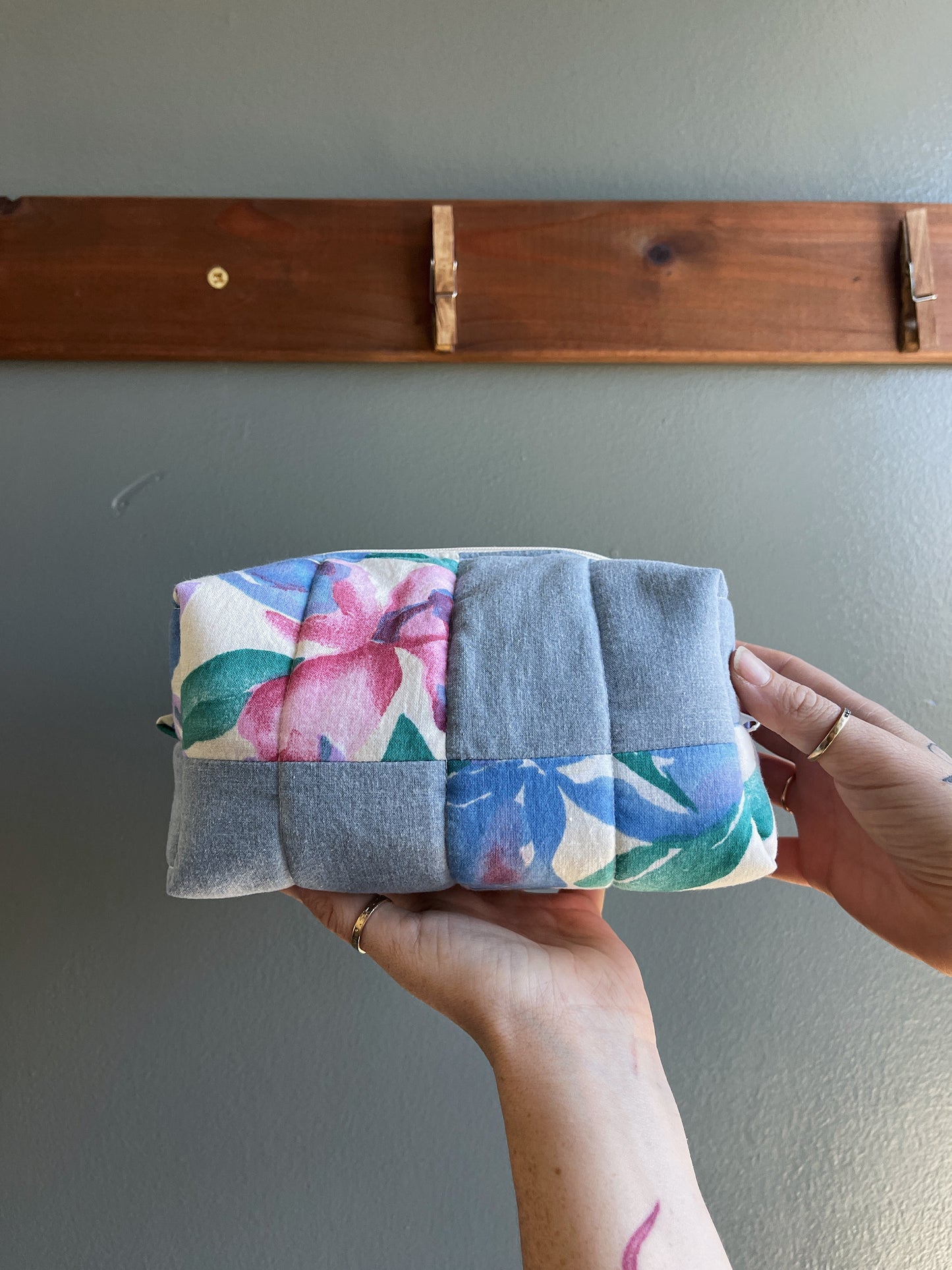 Patchwork Quilted Boxy Bag