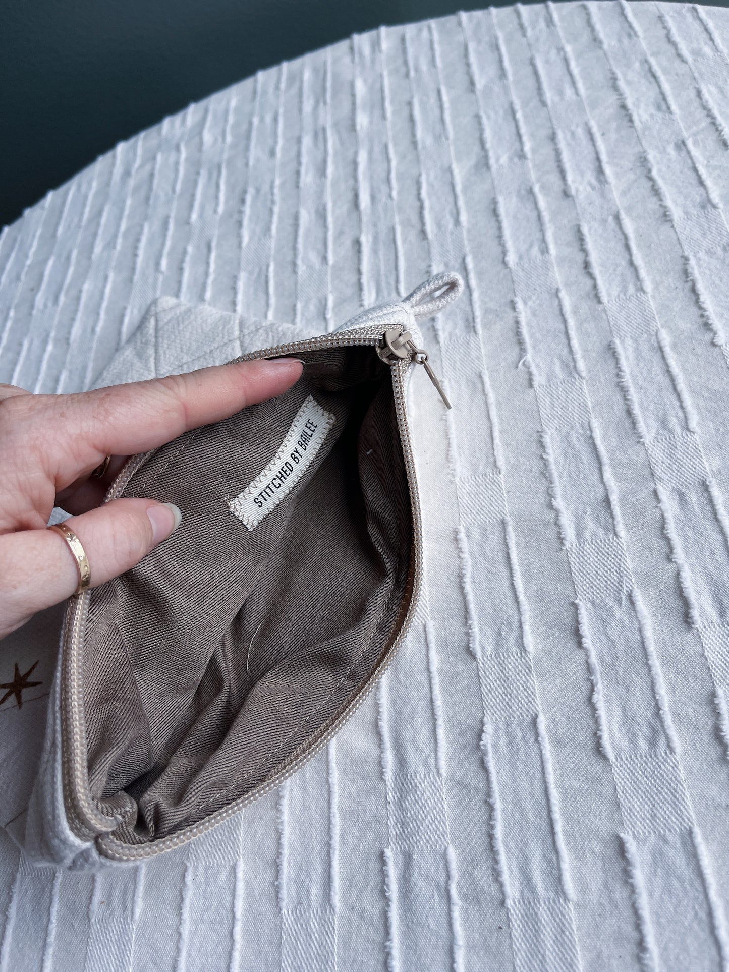 Mini Quilted Padded Pouch