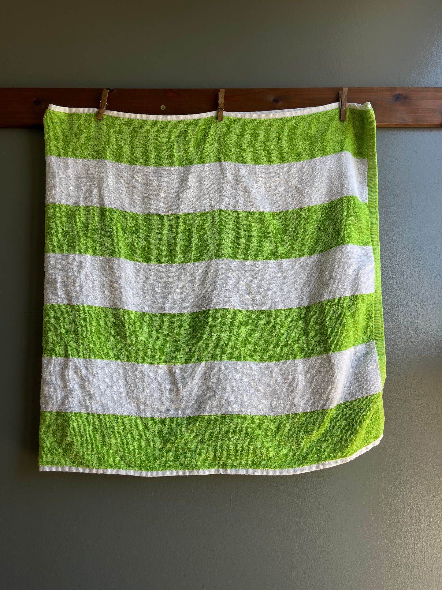Lime Green Towel Shorts
