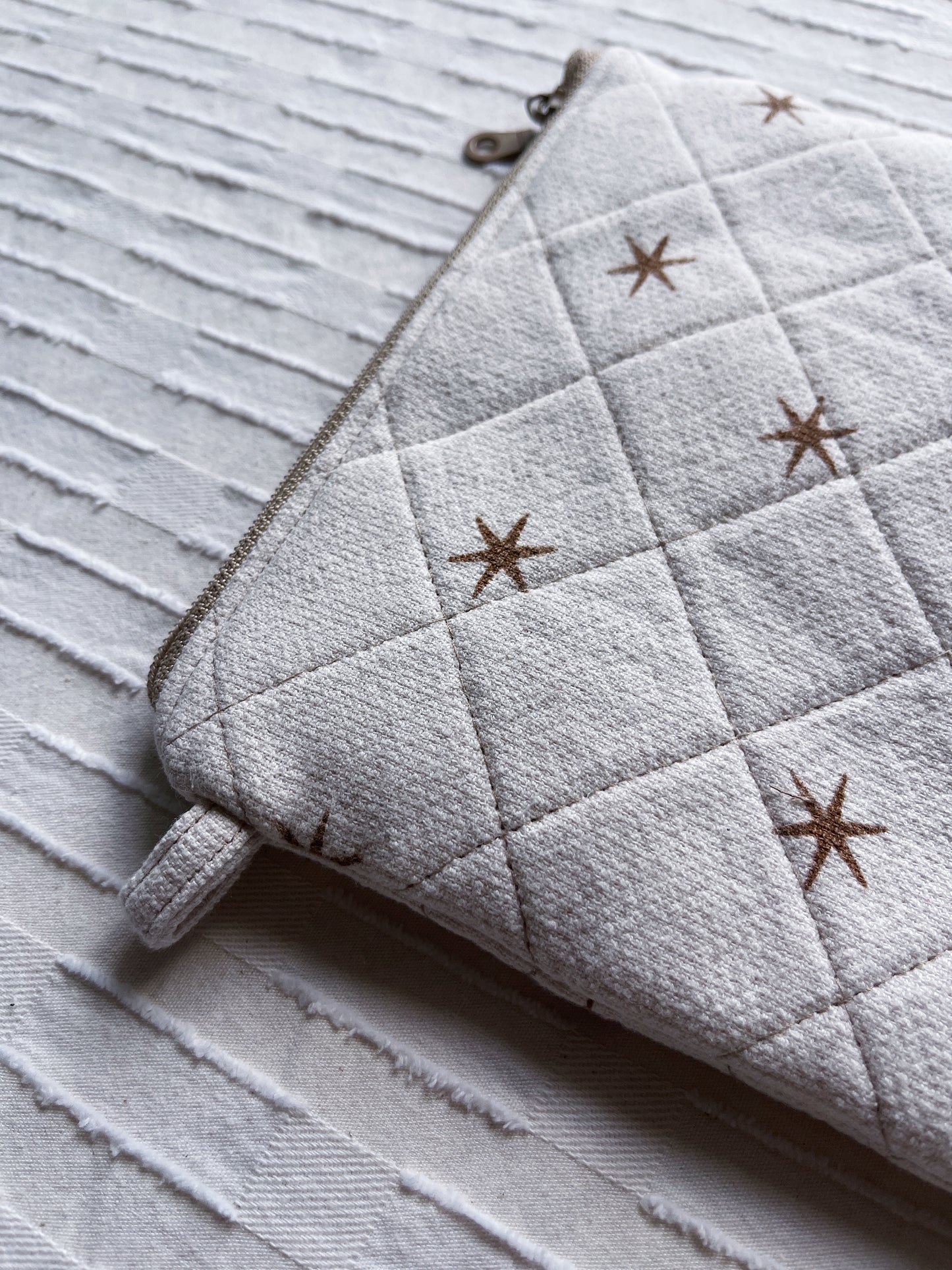 Mini Quilted Padded Pouch